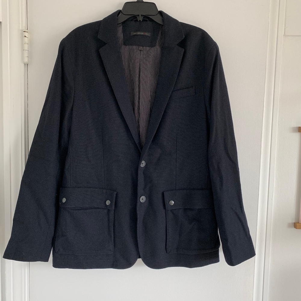 John Varvatos Wool Blazer Jacket Navy NEW! - Picture 1 of 8